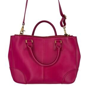 Tory Burch saffiano fuschia XL Bag